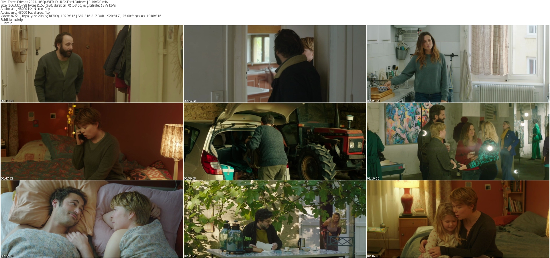 دانلود فیلم Three Friends 2024 دوبله فارسی